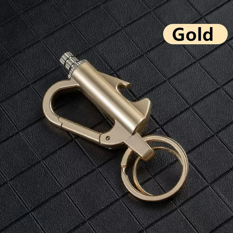 🔥 Permanent Match Keychain Lighter – Cool EDC Gadget for Camping & Outdoor Adventures