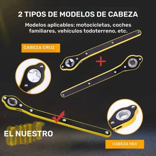 Llave de Trinquete para Gata — Subí el Carro sin Romperte la Espalda 🔧
