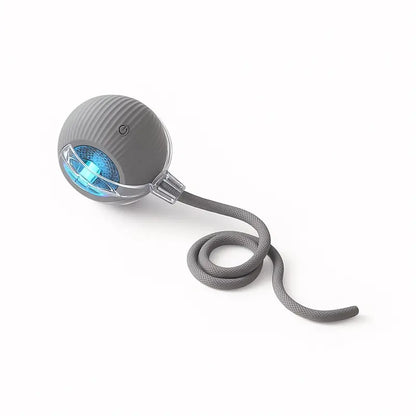 🐾 Smart Interactive Pet Ball – Rechargeable Automatic Chase Toy for Cats & Small Dogs ⚡