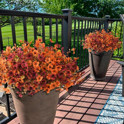🔥Last Day 50% OFF--Artificial Fall Flowers for Outdoor Indoor Garden Home Decoration