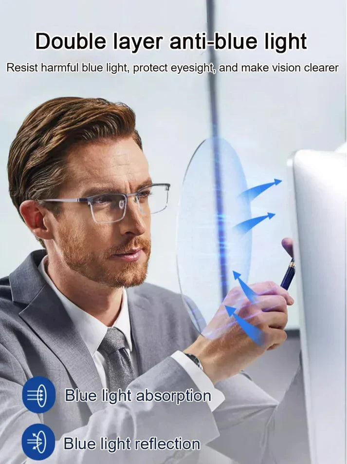 🎁Last day for hot sale🔥👓Ultra-lightweight anti-blue light reading glasses✨