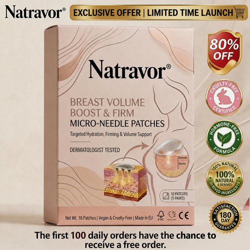 🔥Limited-time 60% sale--NATRAVOR® Targeted Breast Enhancement Advanced Nano-Microneedle Patches