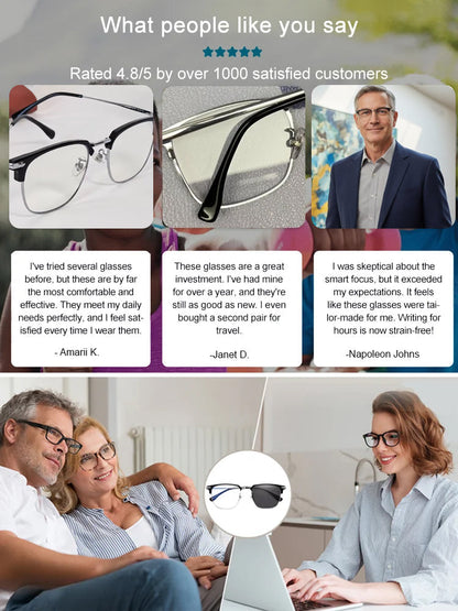 🎁Last day for hot sale🔥👓Ultra-lightweight anti-blue light reading glasses✨