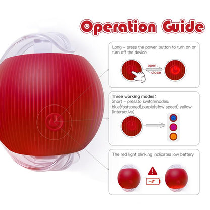 🐾 Smart Interactive Pet Ball – Rechargeable Automatic Chase Toy for Cats & Small Dogs ⚡