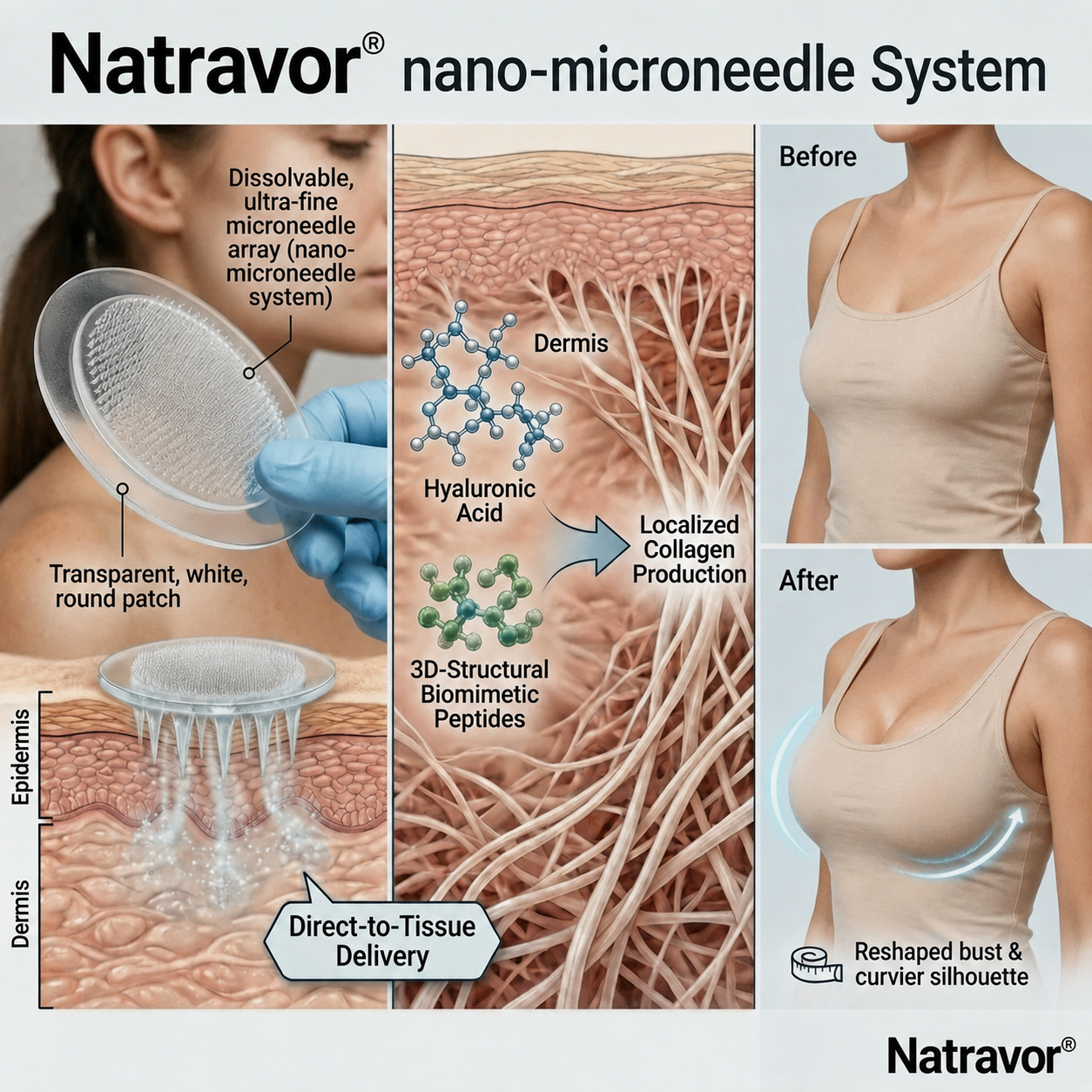 🔥Limited-time 60% sale--NATRAVOR® Targeted Breast Enhancement Advanced Nano-Microneedle Patches