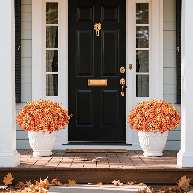 🔥Last Day 50% OFF--Artificial Fall Flowers for Outdoor Indoor Garden Home Decoration