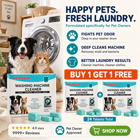 🧼 Washing Machine Cleaning Tablets – Powerful Odor Removal & Deep Washer Care