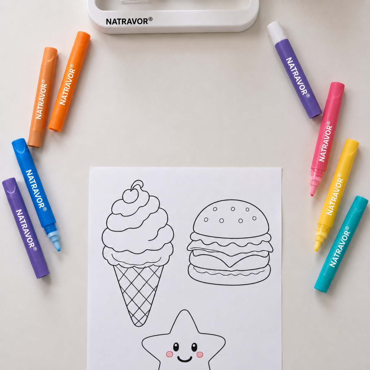 🎨NATRAVOR® 3D Puff Art Pens – Draw, Heat & Watch It Rise