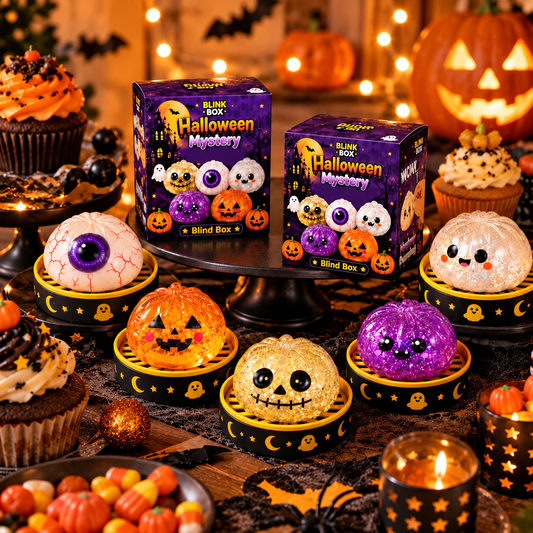 🎃 Halloween Mystery Squishy – Squeeze, Stretch & Spook Away the Stress! 👻✨