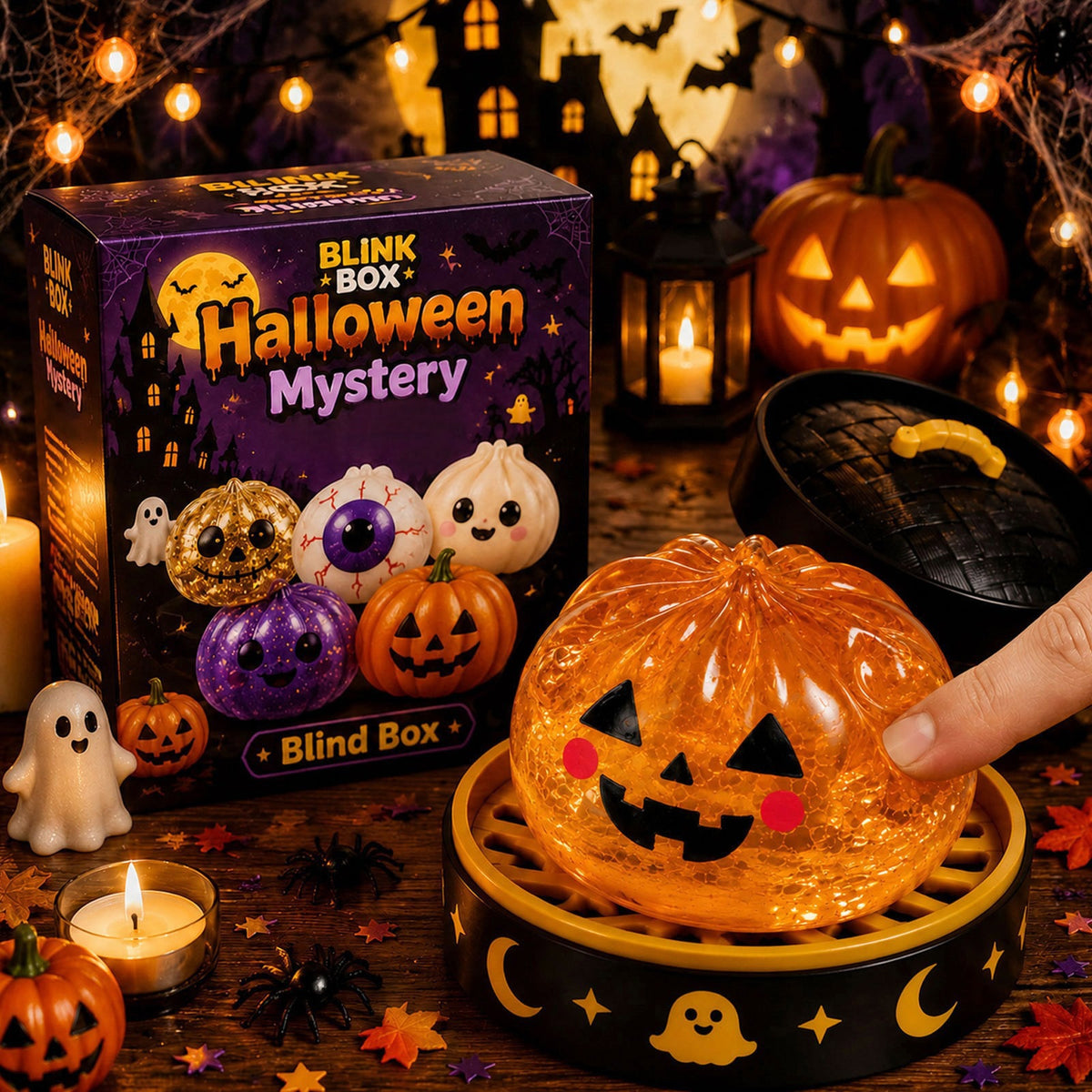 🎃 Halloween Mystery Squishy – Squeeze, Stretch & Spook Away the Stress! 👻✨