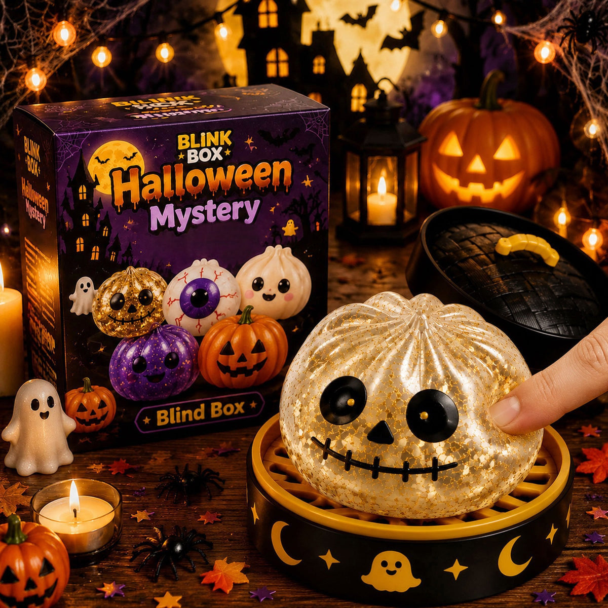 🎃 Halloween Mystery Squishy – Squeeze, Stretch & Spook Away the Stress! 👻✨