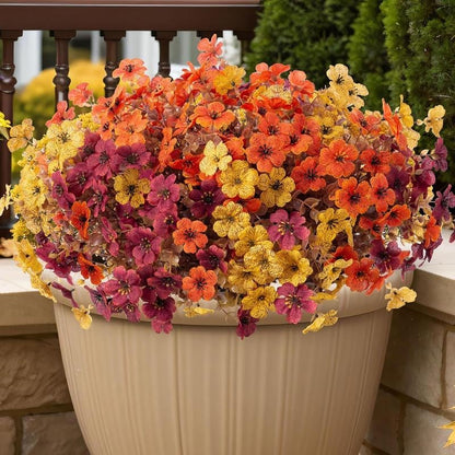 🔥Last Day 50% OFF--Artificial Fall Flowers for Outdoor Indoor Garden Home Decoration