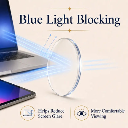 👓✨ Smart Photochromic Blue Light Glasses – Lightweight Rimless Frame for Everyday Comfort & Clear Vision