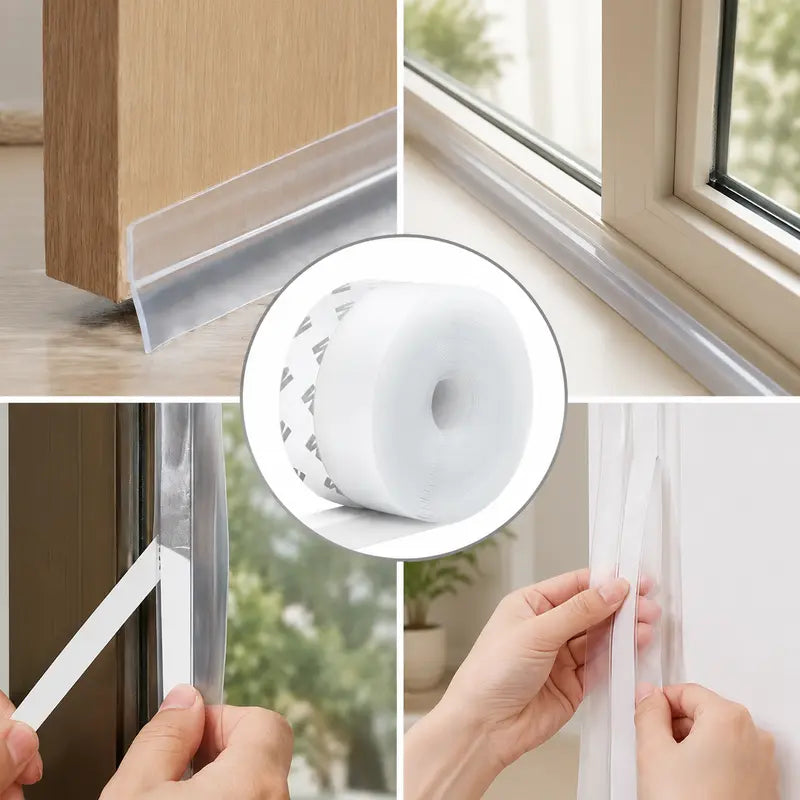 🏠 Door & Window Weather Seal Strip – Block Drafts, Reduce Noise & Keep Your Home Comfortable! ✨