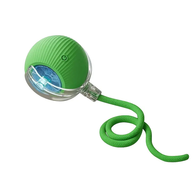 🐾 Smart Interactive Pet Ball – Rechargeable Automatic Chase Toy for Cats & Small Dogs ⚡