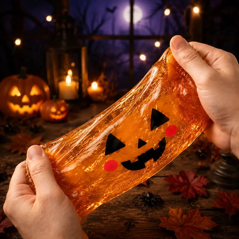 🎃 Halloween Mystery Squishy – Squeeze, Stretch & Spook Away the Stress! 👻✨