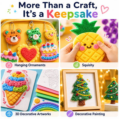 🎨NATRAVOR® 3D Puff Art Pens – Draw, Heat & Watch It Rise