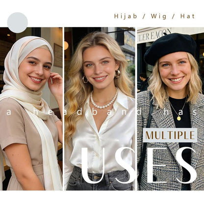 🔒 Non-Slip Wig Grip Headband – Secure, Comfortable Hold for Wigs All Day