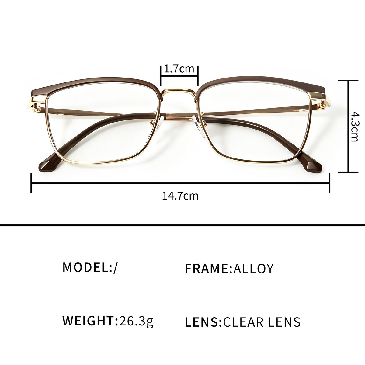 👓✨ Smart Photochromic Blue Light Glasses – Lightweight Rimless Frame for Everyday Comfort & Clear Vision