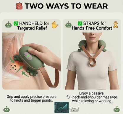 🔥 Melt Away Stress & Knots — The Spot Shoulder & Neck Comfort Massager ⚡️